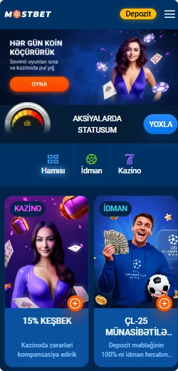 Mostbet Azerbaycan yukle